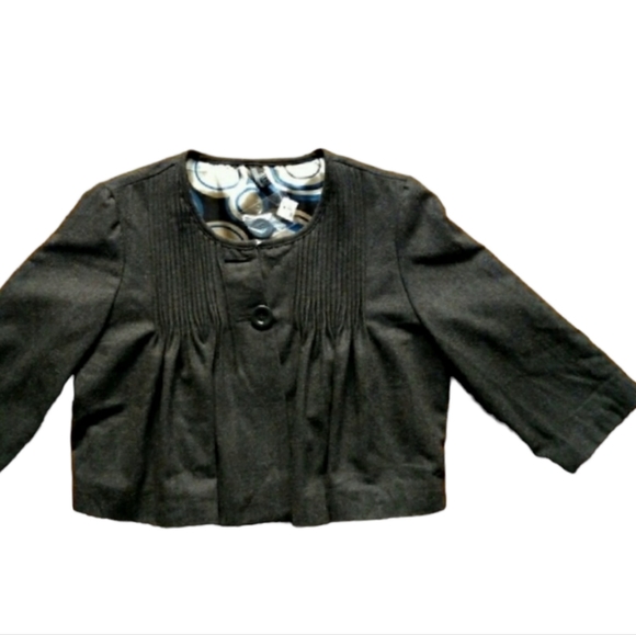 a.n.a Jackets & Blazers - A.N.A. Grey Cropped Bolero Jacket Womens Medium